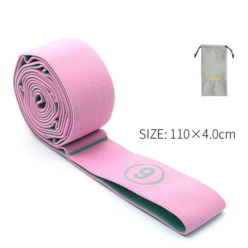 Latin Dance Elastic Latex Cotton Stretch Belt Exercise Yoga Strap Resistance Band 8 9 loop