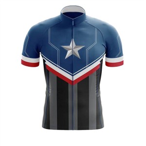 High Quality Custom Sports Fitness Style Solid Color Quick -dry Cycling top short sleeve DDWX0155