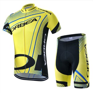 High Quality Custom Sports Fitness Style Solid Color Quick -dry Cycling suit（Top+short）Cycl68752