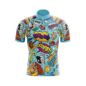 High Quality Custom Sports Fitness Style Solid Color Quick -dry Cycling top short sleeve DDWX0155