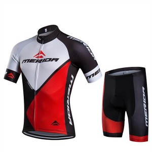 High Quality Custom Sports Fitness Style Solid Color Quick -dry Cycling suit（Top+short）Cycl68752