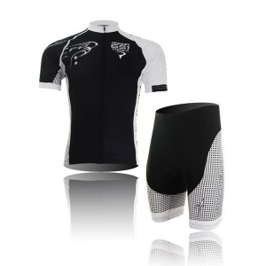 High Quality Custom Sports Fitness Style Solid Color Quick -dry Cycling suit（Top+short）Cycl68752