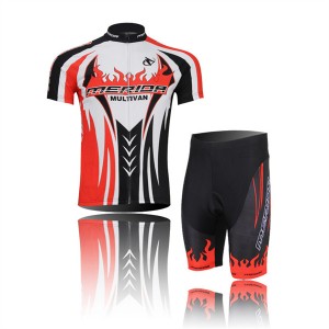 High Quality Custom Sports Fitness Style Solid Color Quick -dry Cycling suit（Top+short）Cycl68752