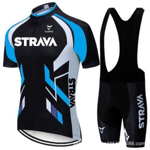 High Quality Custom Sports Fitness Style Solid Color Quick -dry Cycling suit（Top+short）Cycl58956