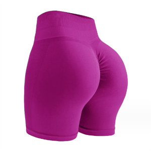 Seamless yoga shorts Cationic fabric Item No.38956