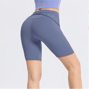 Wholesale Custom High Waisted Tummy Control Workout Yoga Shorts for Women Item No.DJ01