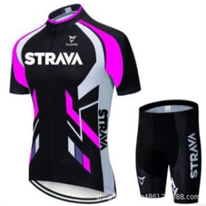 High Quality Custom Sports Fitness Style Solid Color Quick -dry Cycling suit（Top+short）Cycl58956