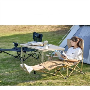 Outdoor recliner portable camping folding chair Office lunch chair enjoy breathable mesh fabric Model NO. CP-6366