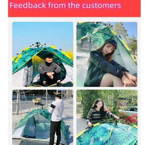 Fully automatic tent outdoor children’s tent rain proof thickened sunscreen camping tent Model NO. CP-856