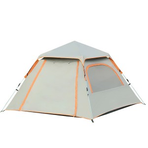 Outdoor camping tent company group built automatic fast open tent mountaineering watch the sunrise sunscreen breathable camping tent Model NO. CP-786