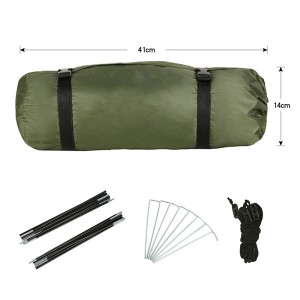 Camping tent Outdoor double thick rain proof camping tent portable beach sun protection hand tent Model NO. CP-636