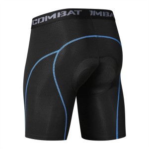 Men’s Thickened silicone foam padded breathable cycling short pants DDWX797