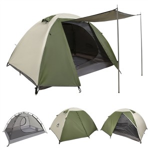 Camping tent Outdoor double thick rain proof camping tent portable beach sun protection hand tent Model NO. CP-636