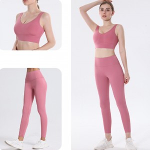 Women Gym Fitness Sports Workout Yoga Clothes Suit Yoga Set (Bra+pants) Item No.A-8