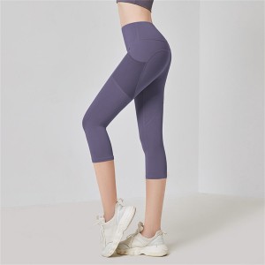 Women’s yoga leggings quick dry and fitness wear with side pocket Item No.MT7FKDKK